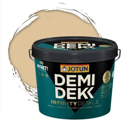 Peinture Bois - DEMIDEKK INFINITY DETAILS - Lasure Opaque Satinée - RAL 1014 - 3L (1/2)