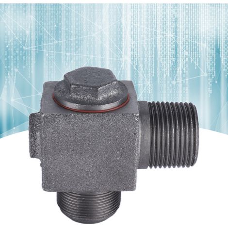 Soupape anti-retour en fonte 90° 10mm pour compresseur à air, pièces de rechange compresseur