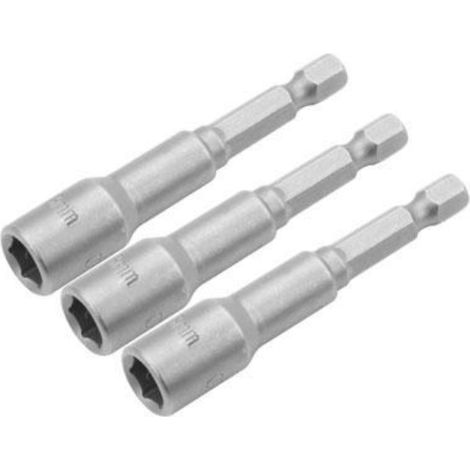 SET 3PZS VASO MAGNE'TICO 1/4'' 6MM TOLSEN