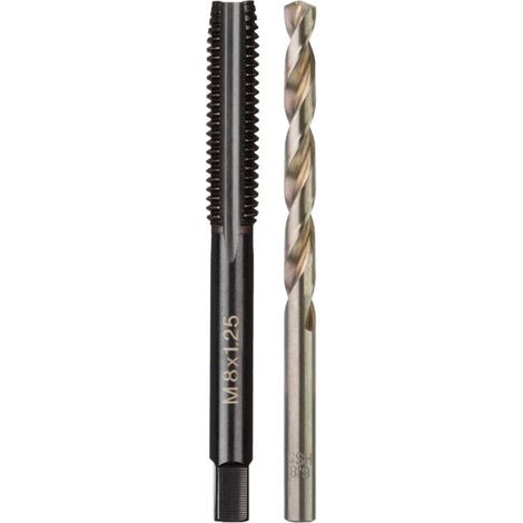 MILWAUKEE GWINTOWNIK M8-1.25mm+WIERTŁO 7.0mm