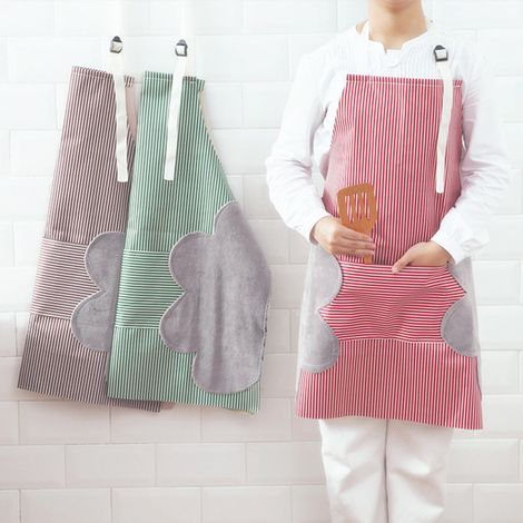 Tablier De Cuisine - Imperméable Et Résistant À L'Huile - Poche Grande Taille - Réglable Par Boucle - Pour Cuisine Maison Ou Professionnelle - 1 Pièce (1/5)