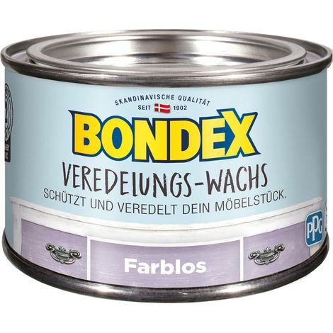 Bondex Veredelungswachs 250 ml, transparent Holzlasur Schutzlasur Vintagefarbe (1/2)