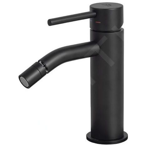Mitigeur bidet noir mat pour vidage clic-clac Paffoni Light LIG131NO Noir mat - Sans vidage (1/2)