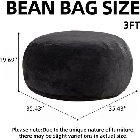 3FT Sitzsack,Sitzsackstuhl, Sofa für Erwachsene,weicher und bequemer Lesestuhl,geeignet für Schlafzimmer, Balkone und andere Orte (1/5)