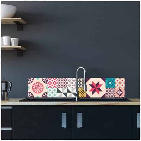Crédence cuisine adhésive autocollante CRAZYCOLOR - 120 x 25 cm
