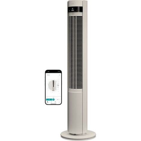 Duux Elevate Smart Tower Ventilator Greige