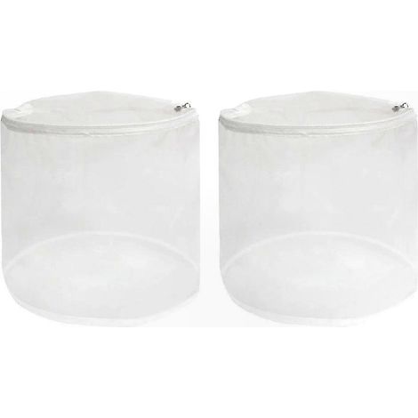 220 Mikron Nylon-Filterbeutel, 2 wiederverwendbare Stück mit Reißverschluss für Heimbrauen und Filtration W5Z0 (1/4)