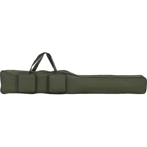 Sac de canne à pêche vert foncé 150 cm tissu oxford (1/5)