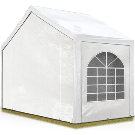 Excellent Marquee 3x2 m with strong PE 450 N tarpaulin Party Tent with fully galvanised & bolted steelframe white