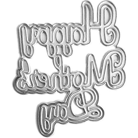 Alles Gute zum Muttertag Metallstanzformen, Schablonen, DIY-Scrapbooking-Album, Stempelpapier