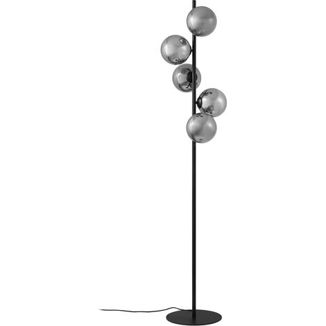 Stehlampe "Orbelia" aus Glas für Wohnzimmer & Esszimmer von Lindby