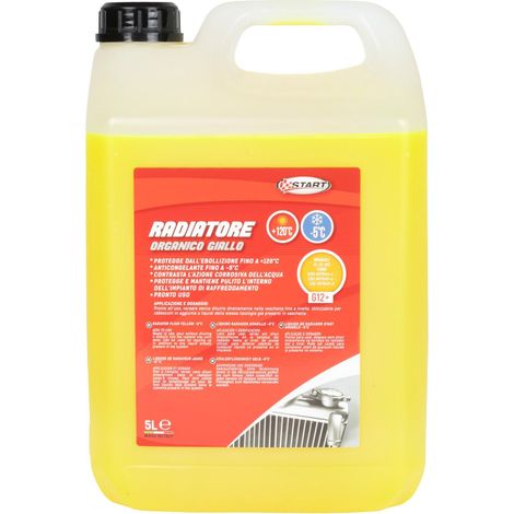 START Liquido Radiatore G12+ Organico Giallo 5L Pronto all'Uso (1/5)