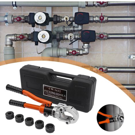 Hydraulische Presszange V Ø12-Ø28 mm Verbundrohr Rohrkontur 8-Tonnen-Presszange (1/5)