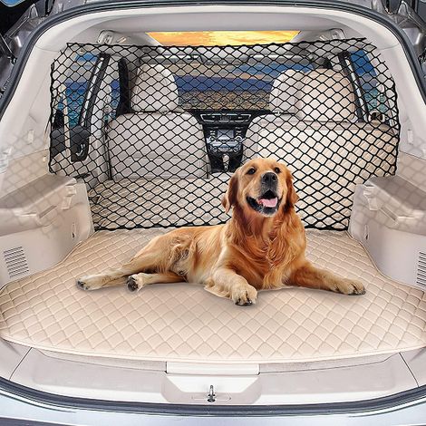 filet De Clture Pour Chien De Voiture 120 Cm 70 Cm, Filet De Scurit Double Couche, Clture En Maille Universelle Pour Vhicules Pour Animaux De C (1/5)