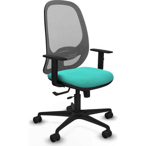 Silla oficina piqueras y crespo Cilanco turquesa ergonómica (1/2)