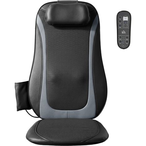 Siège de massage Shiatsu à pétrissage chauffant pour le dos (1/5)