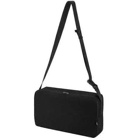 Sac de rangement portable pour guitare, support avec bandoulière et pochette pour accessoires ( ) (1/5)