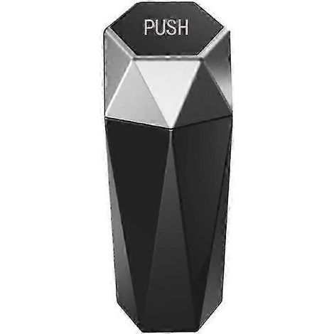 Poubelle de voiture multifonction en forme de diamant, étanche, mini poubelle avec (1/5)