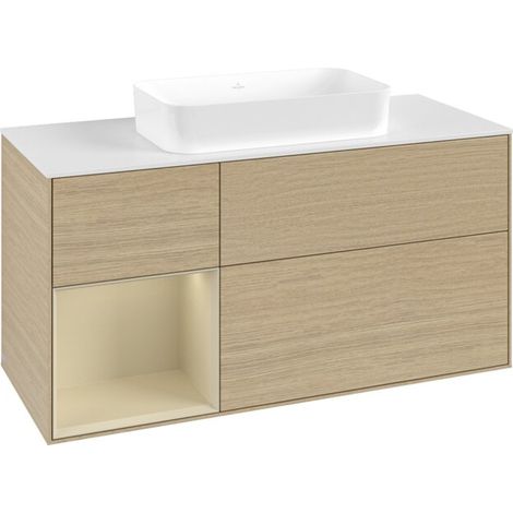 Villeroy & Boch F701HJPC Armoire sous lavabo Finion F70 (1/3)