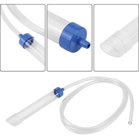 Aquarium Manuel Changeur D'Eau Gravier Nettoyeur Siphon Tube Outil De Nettoyage Des Poissons, 1 Pcs