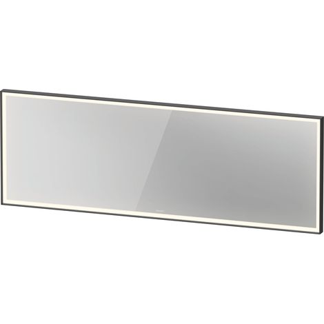 Duravit L-Cube Miroirs avec éclairage, angulaires, 2000x700x67mm,