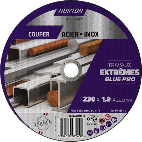 NORTON extreme 230x1,9 Stahl-/Edelstahlscheibe NORTON