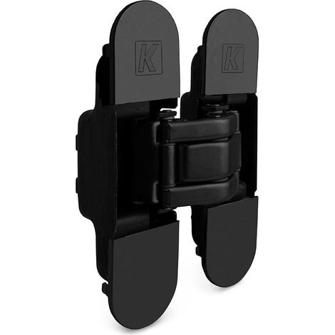 BISAGRA OCULTA ATOMIKAK8000 NEGRO MATE - 180° Y CARGA 60KG (2bis), AJUSTE 3D PARA PUERTAS ENRASADAS (1/2)