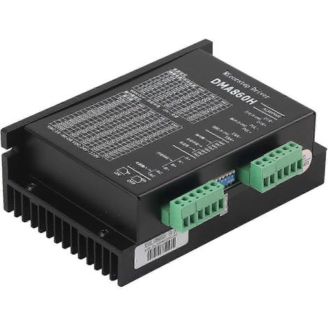DMA860H 32-Bit digitaler CNC-Schrittmotortreiber, ultraleise, 2,4-7,2 A, 18-80 V AC, hochpräziser Controller für Fräs- und Graviermaschinen. (1/5)