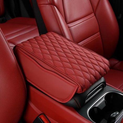 Tappetini universali per bracciolo auto, tappetini per bracciolo in similpelle PU, tappetini in memory foam, adatti per braccioli di seggiolini auto e come decorazione per braccioli interni, versione (1/5)