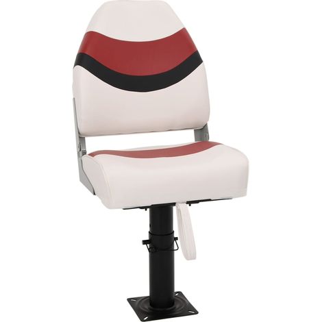 Maison Exclusive - Sedile per Barca con Supporto Altezza Regolabile Girevole 360°