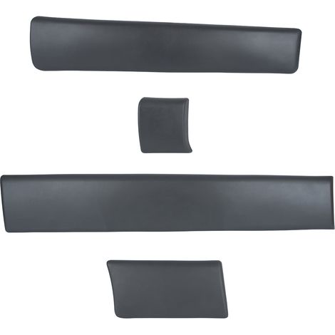 Renault Trafic II LONG 01-13 moldura de puerta delantera derecha + moldura lateral EN EL PILAR detr谩s de la puerta derecha + puerta lateral corredera derecha + moldura lateral DELANTE DE LA RUEDA TRAS