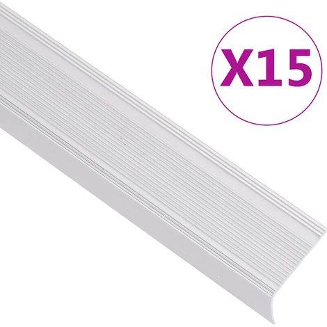 Stufenprofil vidaxl l shape Aluminium 90 cm 15 Stück