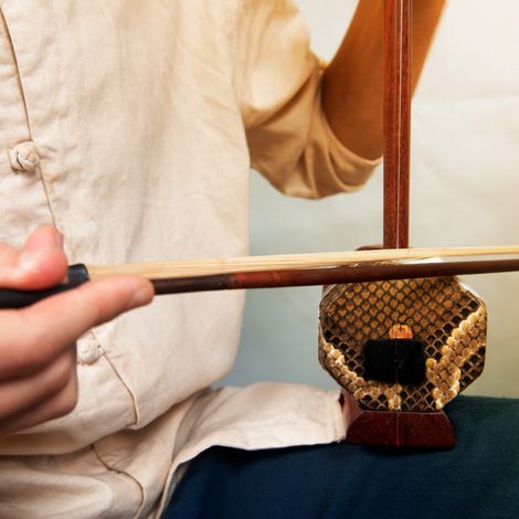 Arc pour Erhu BY304 en Crins de Cheval Naturels pour Violon, Alto et Violoncelle - Durable et Résistant (1/4)