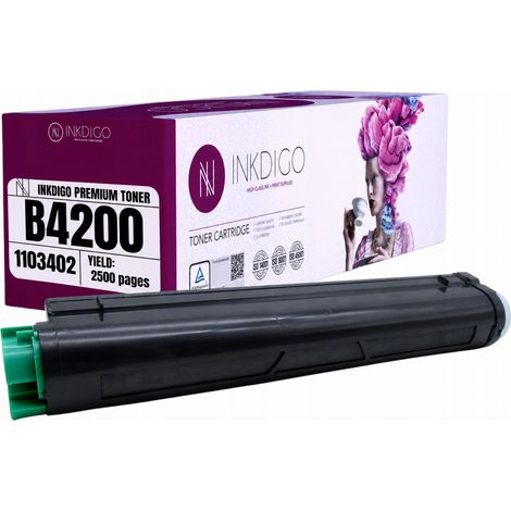 Tóner Inkdigo 1103402 compatible con OKI B4000 B4350 B4500 B4100 B4500N con certificación TÜV. (1/5)