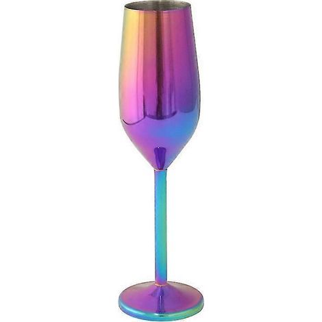 verre à champagne en acier inoxydable (1/5)