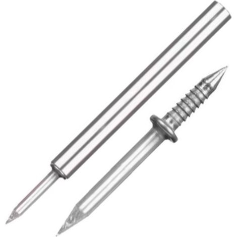 100 Clous double tête, Acier galvanisé, Fixation invisible, Avec manchon dédié, Pour plinthes et tapis (1/5)