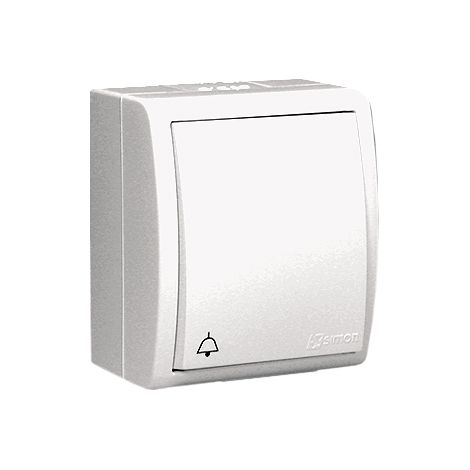 CLOCHE À BOUTON AQUARIUS IP54 BLANC AQD1/11 - E131AA-KN295