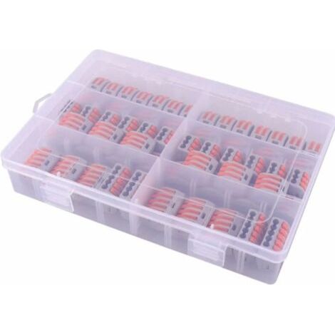 LAN 60 PCS connecteur électrique avec levier de commande, bornes de câblage de fil dur et doux 60 seulement (1/5)