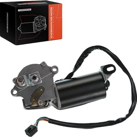 Motor del limpiaparabrisas, plástico resistente, 10,5 x 5 x 4 pulgadas, compatible con Jeep Wrangler I YJ SJ, voltaje de 12 V, 5 pines de conector. (1/5)