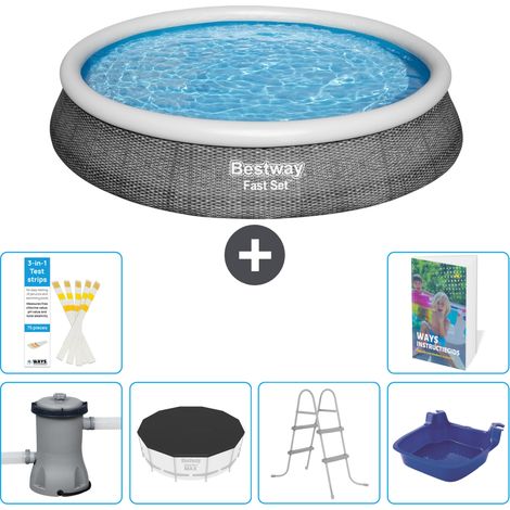 Bestway Piscina Bestway Fast Set Rotonda - 396x84 cm - 7-pezzi  S314