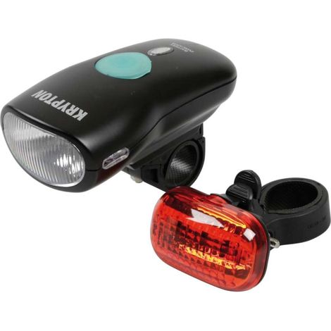 kit fari per bicicletta a led lampa anteriore e posteriore - 93575 (1/5)