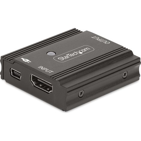 StarTech.com Amplificador de Señal HDMI 8K 60Hz / 4K 144Hz - 10m - Repetidor Booster HDMI 2.1 de Señal de Vídeo - Extensor Alargador para Cables HDMI
