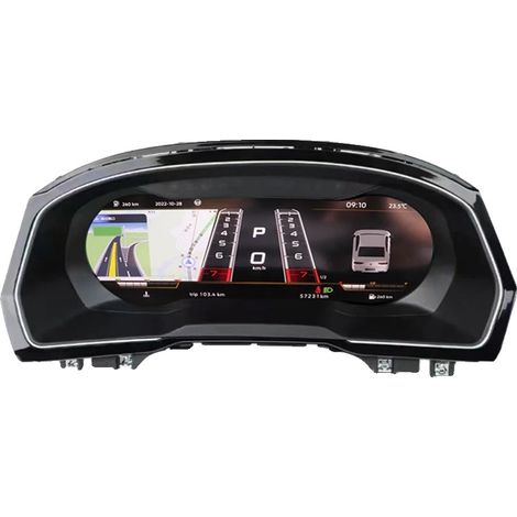 Tableau de bord numérique, connectivité sans fil, installation plug-and-play, Pour Tiguan 09-17 (1/2)