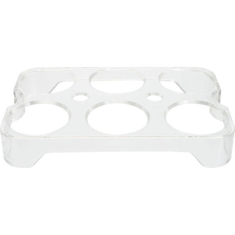 Cartouches à œufs pour réfrigérateur (paquet de 6) - Cartouches en plastique PP durable - Compactes et réutilisables, elles permettent un gain de place dans la cuisine et sur le plan de travail.