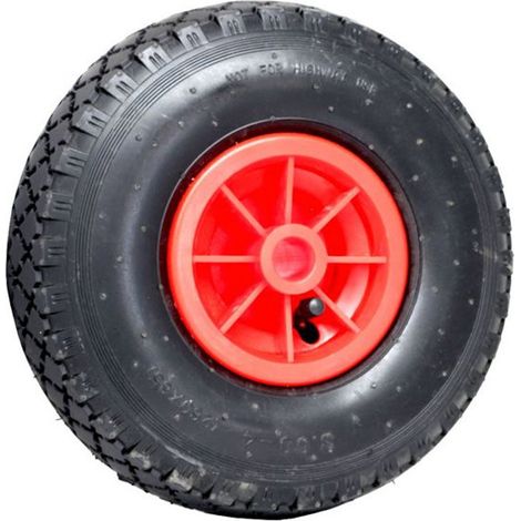 Ruota 260/85 Gomma per bauli con cerchio rosso