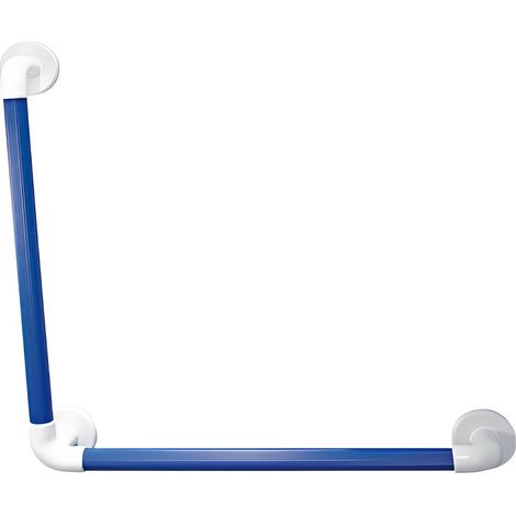 AKW 1400 Series 90 Degree Angled Grab Rail 600mm Length Blue (1/2)