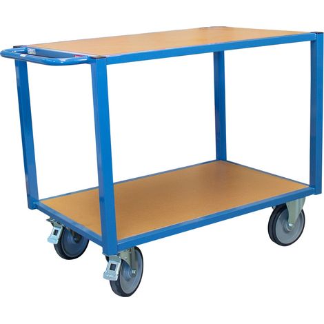 Servante d'atelier 2 plateaux 1060 x 680 mm 500 kg - FIMM - 880000623 (1/4)