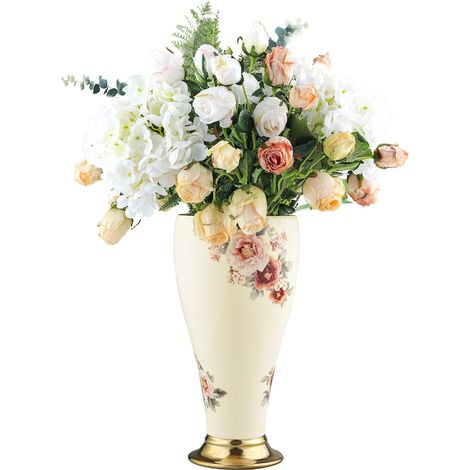 Vase Vintage Fait à la Main en Céramique, Centre de Table, Vase à Fleurs en Décoratif pour Salon, Maison (1/5)