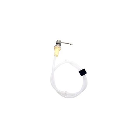 Distributeur de savon encastrable en inox, réservoir 500 ml, rallonge 1,2 m, Fonepro – (1/4)
