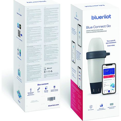 Gre-pools Blue Connect Go analizador de piscina blanco conectado